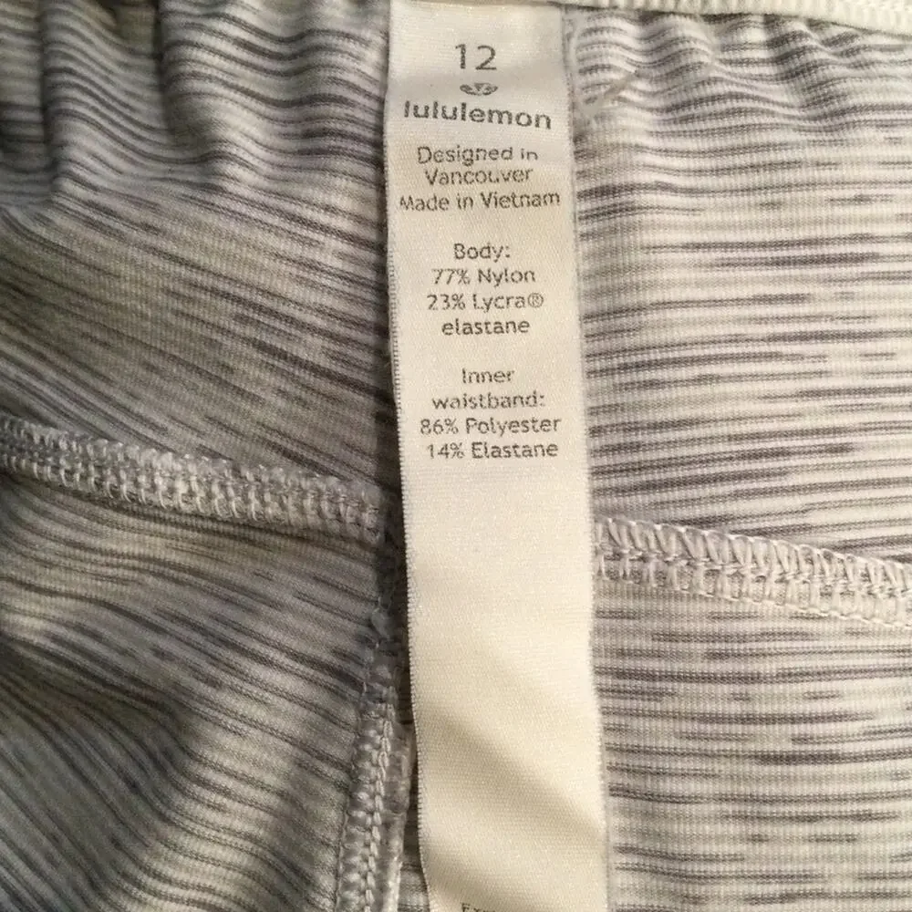 Lululemon On The Fly Shorts 2.5 Size 12 Activewear Drawstrings